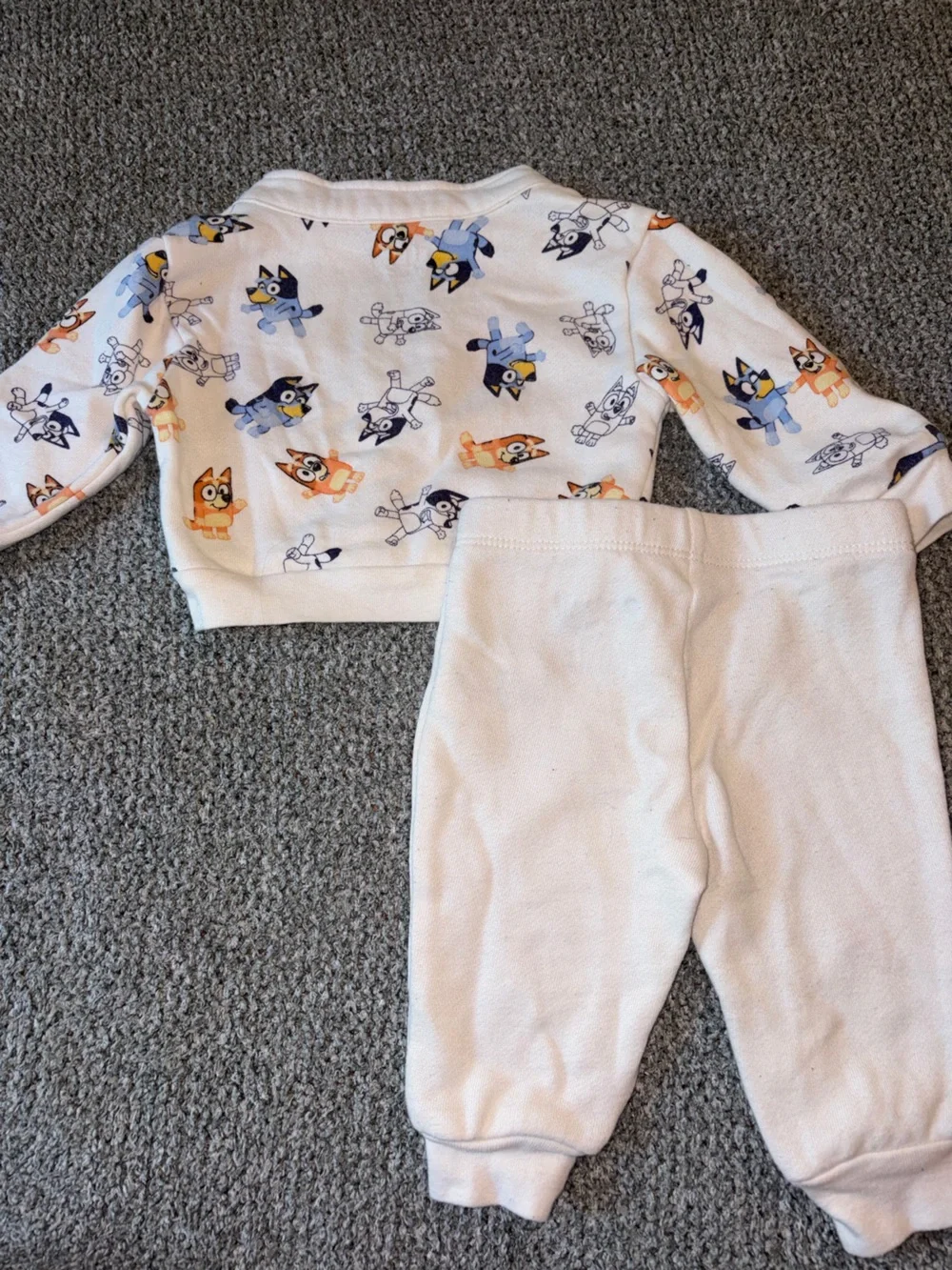 Bluey Quarter Zip Two-Piece Matching Sweat Set